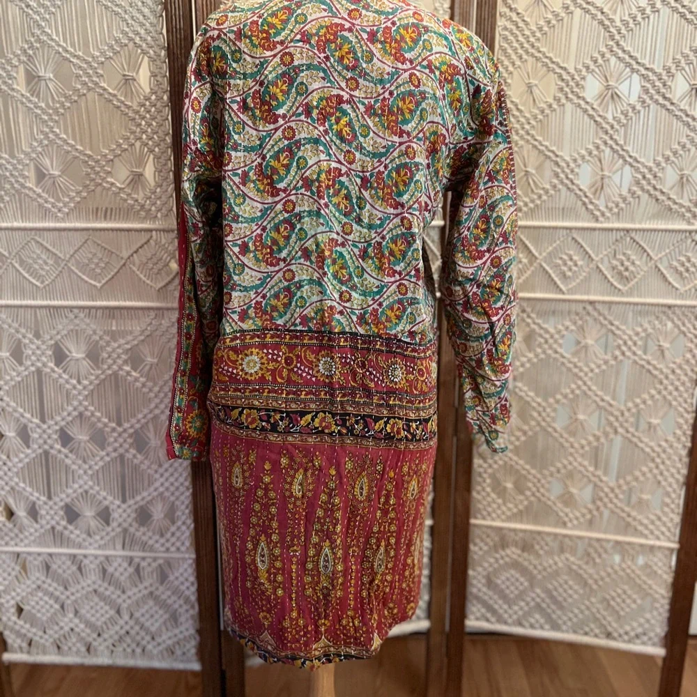 Kantha Reversible Kimono Jacket - Picture 5 of 9